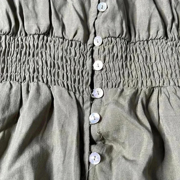 Blashe Smocked Boho Side Slits Maxi Dress Size 1X - Picture 2 of 7